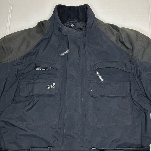 Tour Master Cortech Motorcycle Jacket Coat Insulated Armored Men’s Large Black - Picture 5 of 15